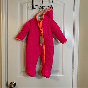 Pink Snow Onesie 6-9 months